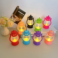 Jindian Lanterne Poney Rétro LED Veilleuse Électronique Portable Solaire Alimenté Ornements Décoratifs Atmosphère Nostalgique Simple