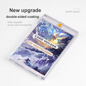  Porta Tarjetas Magnéticas Transparente UV de Alta Calidad, Resistente, 35 PT, Accesorio para Juegos de Mesa, para TCG y Yugioh - Product Image 2