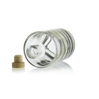 700ml 750ml Bouchon à vis Verseur Hot Vodka Brandy Bouteilles en verre de vin givré