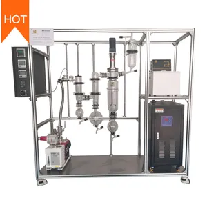 A-2 destilación de películas Borrado/película de película delgada evaporadores con sistema de vacío para el cáñamo de extracción de aceite de etanol de evaporación
