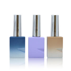 Botella de Vidrio Versátil de 10 ml para Esmalte de Uñas, Botella Cuadrada para Esmalte de Gel, Tapas Multicolores para Exhibidor de Esmaltes, Empaque para Regalo - Product Image 4