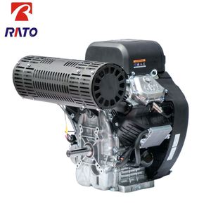 เครื่องยนต์เบนซิน Rato R999D สตาร์ทด้วยปุ่มกด ระบายความร้อนด้วยอากาศ 36 แรงม้า V-Twin สองสูบ แกนนอน OHV สำหรับเครื่องจักรกลวิศวกรรมขั้นสูง - Product Image 6