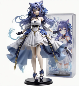Figuritas de chica con orejas de gato de <span class=keywords><strong>Anime</strong></span> personalizadas, artesanía y modelado, personalización personalizada, admite envío de imágenes - Product Image 2