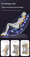 Meilleur rapport qualité-prix TAIRAYSTAR Chaise de massage Rotai Robotics multifonctionnelle 4D à gravité zéro, massage complet du corps, chaise de massage en cuir PU de luxe