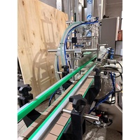 Machine de remplissage automatique de purée de fruits à quatre têtes pneumatiques pour bureau