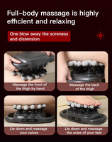 Pistolet de massage électrique à grande surface pour les muscles, idéal pour hommes et femmes, appareil de relaxation pour la taille et les jambes
