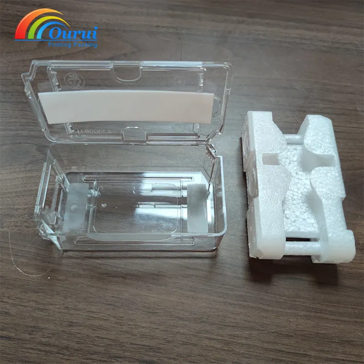 Transparent Plastic Shipping Watch Box Green Water Ghost Comcas Packaging Box PET Display Box Portable Storage