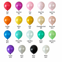Ballons en latex de 12 pouces pas chers pour décorations de fête d'anniversaire et de mariage, ballons métalliques, macaron, pastel, mat, rétro, perle, air, hélium