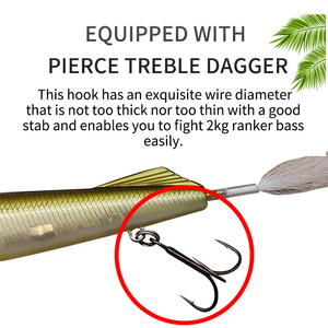 Señuelo <span class=keywords><strong>de</strong></span> pesca <span class=keywords><strong>de</strong></span> agua dulce OEM ODM <span class=keywords><strong>de</strong></span> 68 mm, señuelo <span class=keywords><strong>de</strong></span> pesca tipo lápiz, señuelo <span class=keywords><strong>de</strong></span> pesca Walk the Dog, señuelos flotantes <span class=keywords><strong>de</strong></span> ABS para la pesca <span class=keywords><strong>de</strong></span> Culter Alburnus - Product Image 4