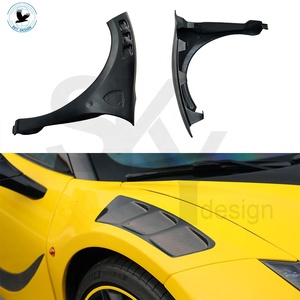 Guardabarros de Fibra de Carbono para Automóvil Ferrari <span class=keywords><strong>488</strong></span>, Guardabarros Laterales de Fibra de Carbono Forjada MSY para Ferrari <span class=keywords><strong>488</strong></span> GTB Spider - Product Image 1