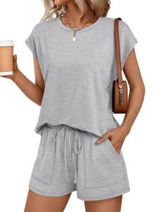 Ready Stock Women Solid Color Shorts Set Full Sleeve <b>Top</b> Drawstring Pocket Shorts Autumn Outfit STREETWEAR 2-Piece - Product Image 1