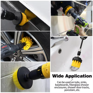 Wholesale for Set Steel Handle PP <b>Brush</b> Head Handheld Portable Multi-Purpose Bathroom and <b>Floor</b> Cleaning - Product Image 3
