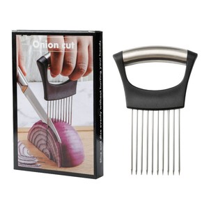 Oferta Caliente: Soporte Multifuncional de Acero Inoxidable para Rebanador de Carne, Rebanadores de Cebolla y Limón, Tenedor de Carne con Aguja, Metal Duradero - Product Image 4