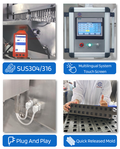 SINOFUDE新デザイン大容量自動ミニロリポップ製造機子供用キャンディー工場設備 - Product Image 6