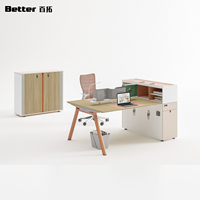 Bureaux de personnel personnalisés, postes de travail pour employés, bureaux individuels, doubles ou en cubicle pour 4 à 6 personnes, combinaisons de bureaux et de chaises pour bureaux financiers