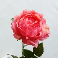 Bunga Peony Buatan Sentuhan Asli Mawar Peony Pelembap Baru untuk Dekorasi Ruang Tamu Rumah, Pernikahan, dan Rangkaian Bunga Meja Pesta