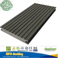 Plancher en bois composite WPC pour terrasse extérieure, planches de terrasse en composite plastique