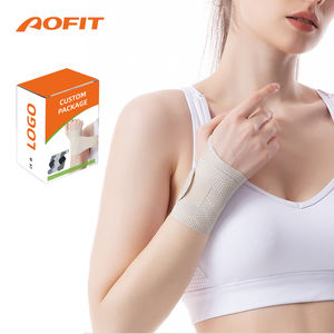 Attelle de poignet en nylon enveloppante, réglable et confortable, respirante, pour la protection du pouce et de la main de l'utilisateur d'ordinateur, avec pression fixe - Product Image 1