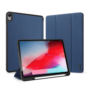 เคสสำหรับ iPad Air 4 10.9/ iPad 11/12.9 2021 เคสแล็ปท็อป <span class=keywords><strong>DUX</strong></span> <span class=keywords><strong>DUCIS</strong></span> DOMO แบบพับสามตอน วัสดุหนัง PU+TPU พร้อมช่องใส่ปากกา - Product Image 2