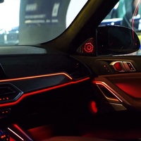 Usine personnalisée voiture intérieur système Audio haut-parleur couverture LED lueur Tweeter haut-parleur klaxon couverture lumière ambiante pour BMW X6 G06