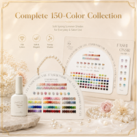BelloGel – Vente directe usine – Nouvelle collection printemps-été – 150 couleurs – Kit de vernis gel multi-finitions style français – Flacon 12ml – Bibliothèque de couleurs pour salon