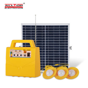 Générateur solaire portable complet <span class=keywords><strong>de</strong></span> 20 W pour l'extérieur, radio intégrée, générateur solaire portable, système d'énergie solaire, <span class=keywords><strong>station</strong></span> - Product Image 1