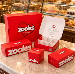 Boîte d'expédition <span class=keywords><strong>en</strong></span> carton ondulé personnalisée pour la <span class=keywords><strong>livraison</strong></span> de nourriture, sushis, biscuits, pâtisseries, gâteaux, avec séparateurs, emballage <span class=keywords><strong>en</strong></span> matériaux recyclés - Product Image 5