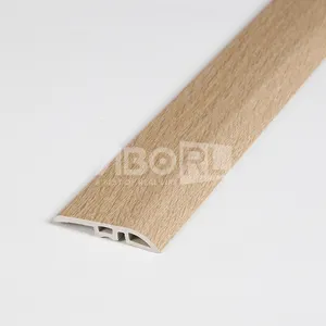 Waterproof SPC laminate flooring accessories plastic Stair Nose trim skirting board