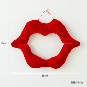 Adornos Colgantes Creativos para el Día de San Valentín DAMAI, Lazos Rojos y Adornos de Labios, Decoración para Crear un Ambiente Festivo para Eventos Románticos - Product Image 5