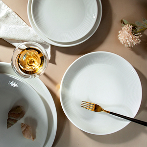 Bộ đồ ăn cưới sứ xương cao cấp kiểu Bắc Âu, đĩa vuông, chất liệu sứ xương Séc, dùng cho nhà hàng, đồ dùng bàn ăn bằng gốm sứ - Product Image 6