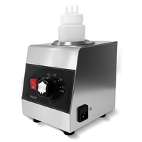 Chauffe-sauce électrique commercial 1 trou en acier inoxydable, distributeur de chocolat et de ketchup pour restaurants et traiteurs, personnalisable