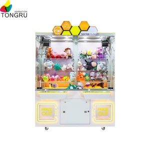 Machine à griffes géante pour deux joueurs, pour peluches, modèle Twister, jeu d'arcade à monnayeur, 2 <span class=keywords><strong>jeux</strong></span> pour centre de divertissement - Product Image 2