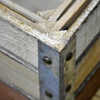 Caisse de rangement En Bois Vintage, vêtement de Transport avec décoration, meilleure vente 2019
