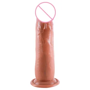 Realistische Gummi weibliche Sexspielzeug Frauen Dildo Sex Ärmel Wachstum künstliche Penis 5 Zoll Penis Silikon Penis