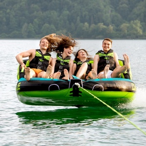 Nổi towable đồ chơi thể thao dưới nước Inflatable kéo ống thuyền Ống towable ống nước đi xe Inflatable - Product Image 2