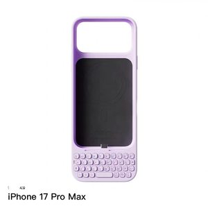 เคสคีย์บอร์ด USB-C สำหรับ iPhone 15 Pro Max พร้อมไฟแบ็คไลท์ คีย์ QWERTY แบบสัมผัส ป้องกันการพิมพ์ สำหรับการใช้งานบนมือถือ - Product Image 1