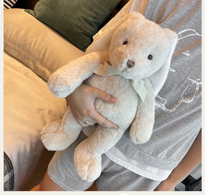 Peluche Lapin Doux à Longues Oreilles en Coton de 42 cm, Idéal pour Pâques, Cadeau en Gros Emballé en Boîtes - Product Image 3