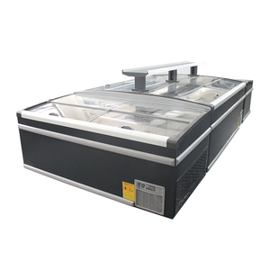 Congelador profundo combinado con parte superior abierta del refrigerador del Gabinete de la isla para el supermercado - Product Image 6