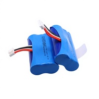 Baterai Lithium Silinder 18650 Kustom 7.4V 2600mAh 2S1P untuk Mesin POS