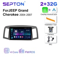 Pemutar media mobil, Android Radio Audio Player Double Din FM Multimedia DVD Player untuk JEEP Grand Cherokee 2004-2007 Head Unit