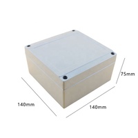 Boîtier Électrique en Aluminium Étanche et Anti-Abrasion 140x140x75mm pour la Protection des Équipements de Contrôle de Jonction Extérieure
