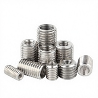 ANSI Certified M3 Stainless Steel Fully Threaded Thread Insert Nut Polished Finish High Quality Adapter Screw Slotted Drive 1