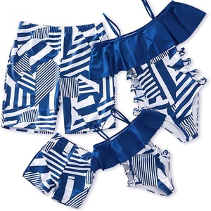 Maillot de bain une pièce personnalisé de haute qualité, imprimé, pour la famille, bikini assorti, vêtements de plage, maillot de bain de fitness - Product Image 4