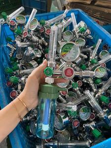 医療用酸素レギュレーター、流量計、加湿器、ダブルゲージ圧力計付き、酸素圧力レギュレーター、酸素レギュレーター - Product Image 5