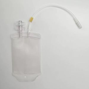 Bag-250ml darah sekali pakai Quadruple tiga ganda tunggal 350ml 450ml 500ml untuk hewan transfusi medis anjing untuk Diagnosis - Product Image 3
