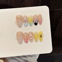 Vente en gros de faux ongles en acrylique préconçus à couverture complète, certifiés CE, motifs Stiletto et carrés, application sur les doigts, logo personnalisé