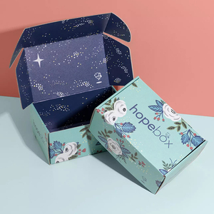 Caja de regalo de cartón cosmético de fácil Devolución de calidad gratuita OEM y ODM, logotipo personalizado impreso en relieve, hermoso diseño - Product Image 5