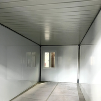 Maison préfabriquée compacte pliable à longue durée de vie, panneaux résistants à l'humidité, maison conteneur préfabriquée, mini-maison pliable