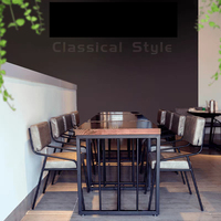 Ensemble de bar moderne de luxe léger en bois massif et cuir pour hôtels, restaurants et lieux de loisirs - Guangzhou XY