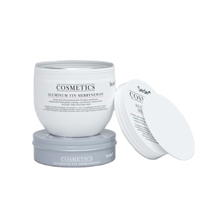 Envase Redondo de Metal para Crema, Lata de Aluminio Personalizada para Cosméticos con Tapas - Product Image 6